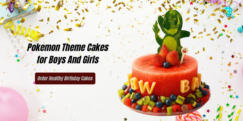 Pokemon Theme Cakes Dubai | Order Healthy Birthday Cakes for Kids