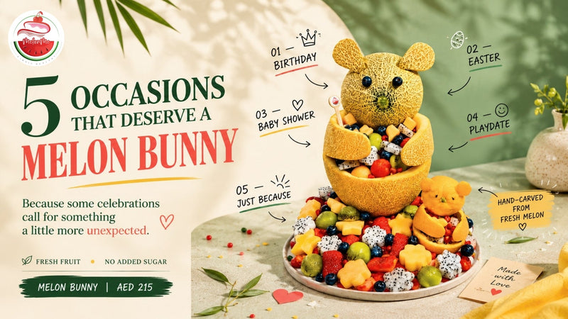 Fruit Sculpture Dubai: 5 Occasions That Deserve a Melon Bunny