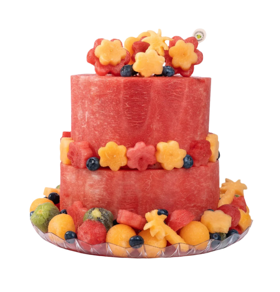 2-Tier Summer Watermelon Cake