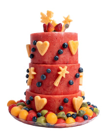3-Tier Enchanted Fairy Watermelon Cake