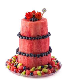 3-Tier Rose Watermelon Cake