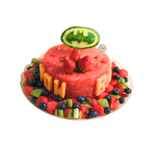 1-Tier Batman Logo Watermelon Cake
