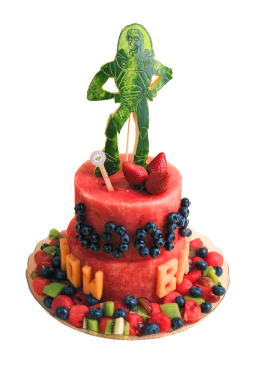 2-Tier Buzz Lightyear Watermelon Cake