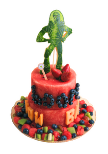 2-Tier Buzz Lightyear Watermelon Cake