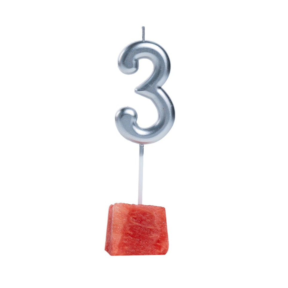Number Candles (Gold/Silver)