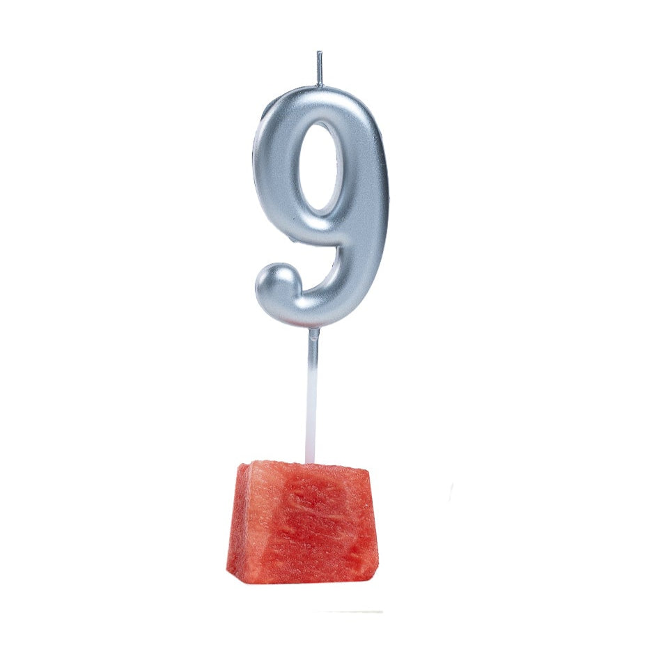 Number Candles (Gold/Silver)