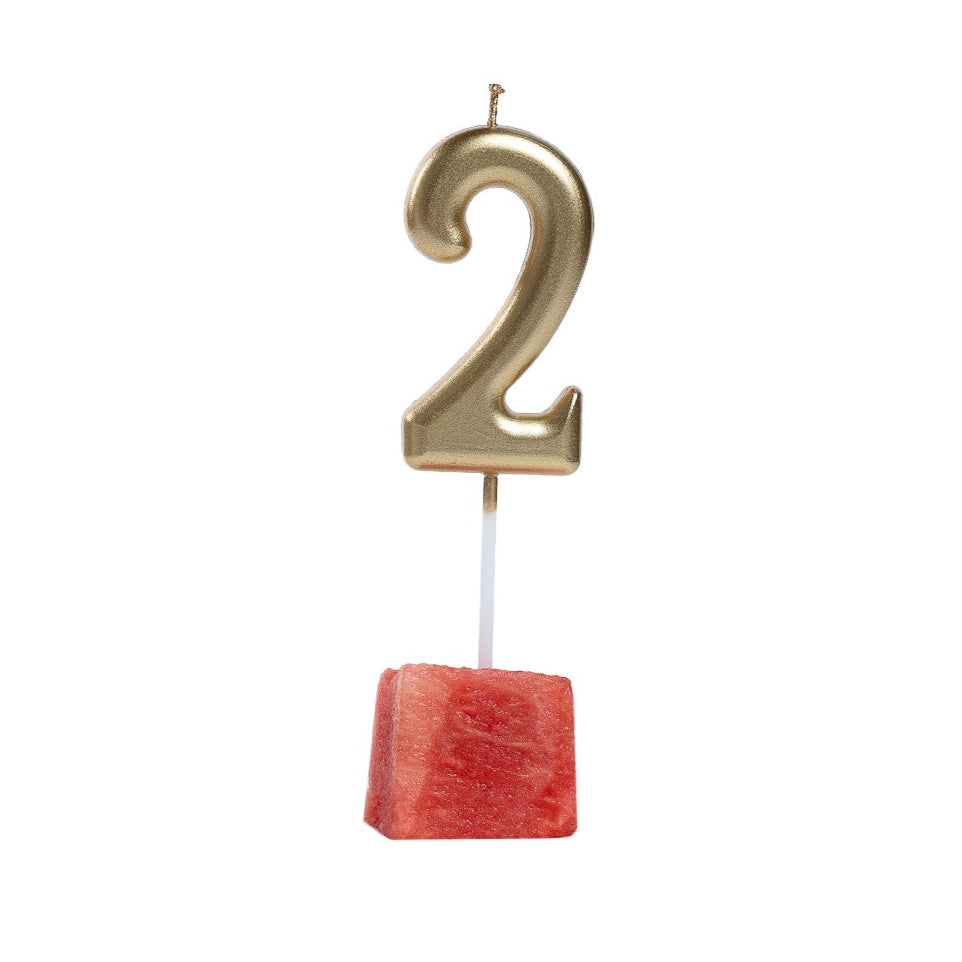 Number Candles (Gold/Silver)