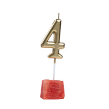Number Candles (Gold/Silver)