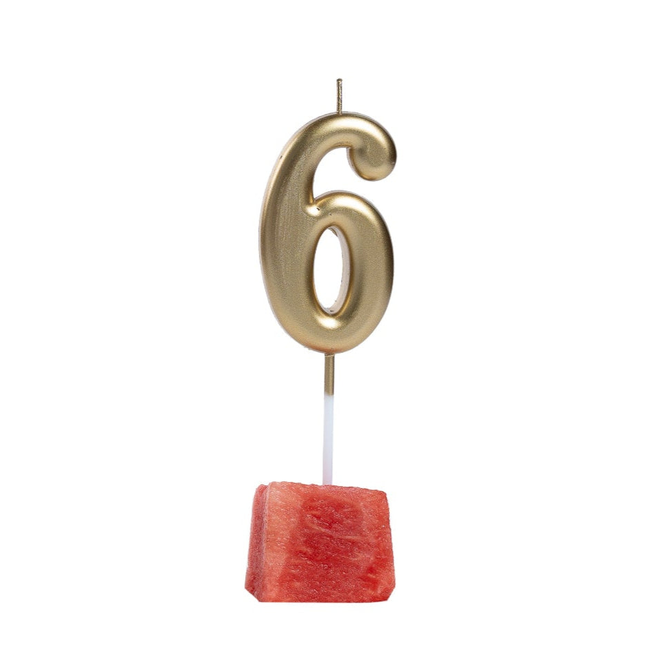 Number Candles (Gold/Silver)