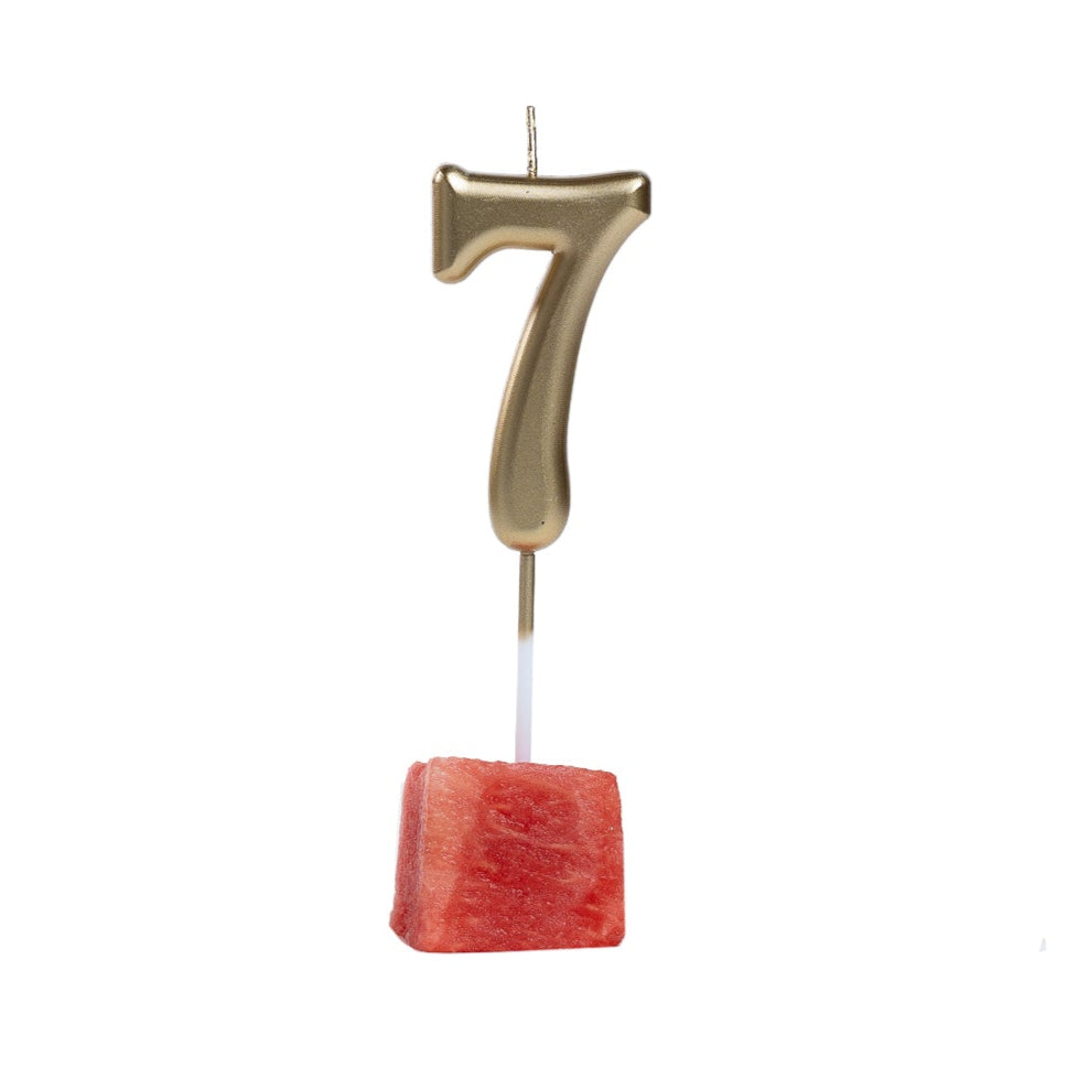 Number Candles (Gold/Silver)