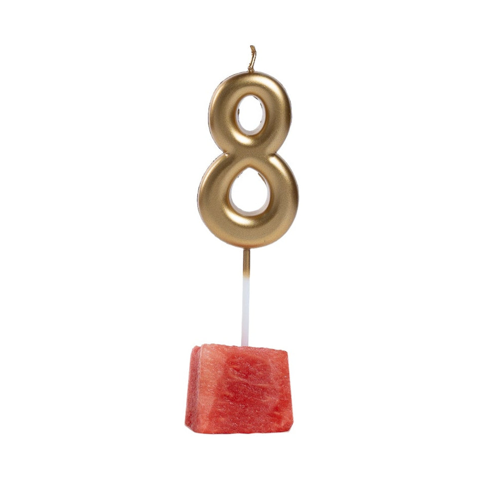 Number Candles (Gold/Silver)