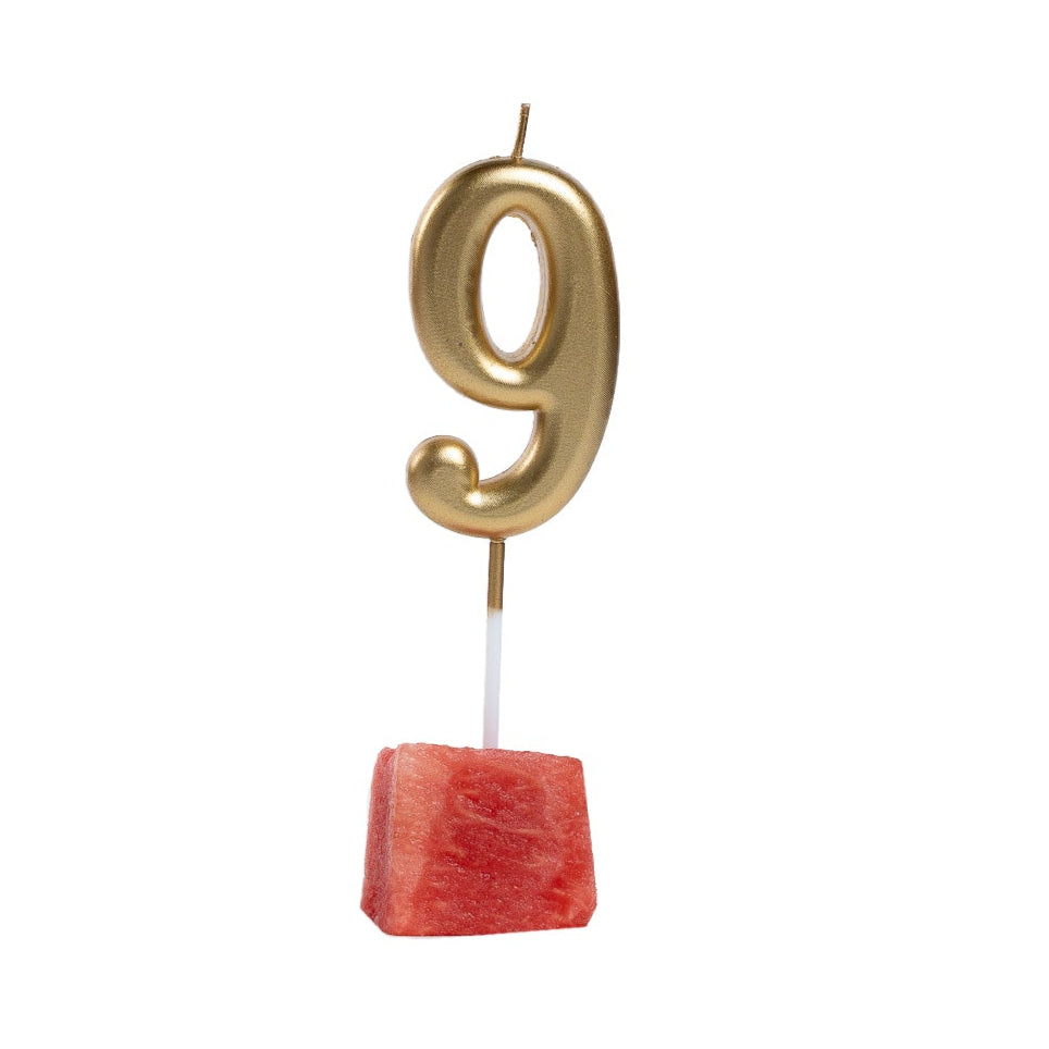 Number Candles (Gold/Silver)