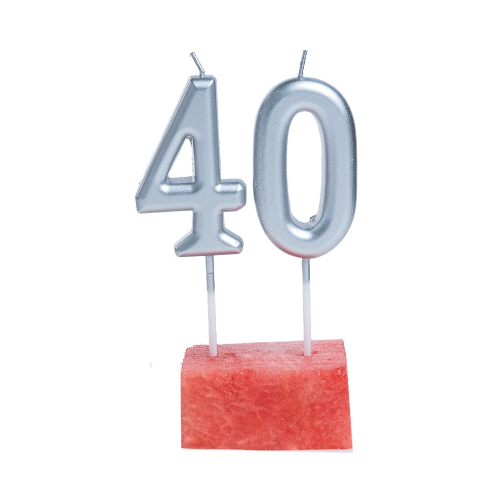 Number Candles (Gold/Silver)