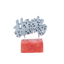 Happy Birthday (Gold/Silver) Cake Topper