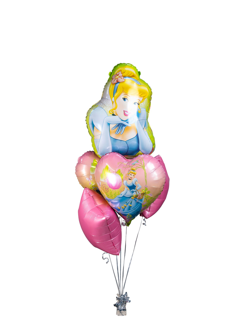 Princess Jasmine Birthday Balloon Bunch