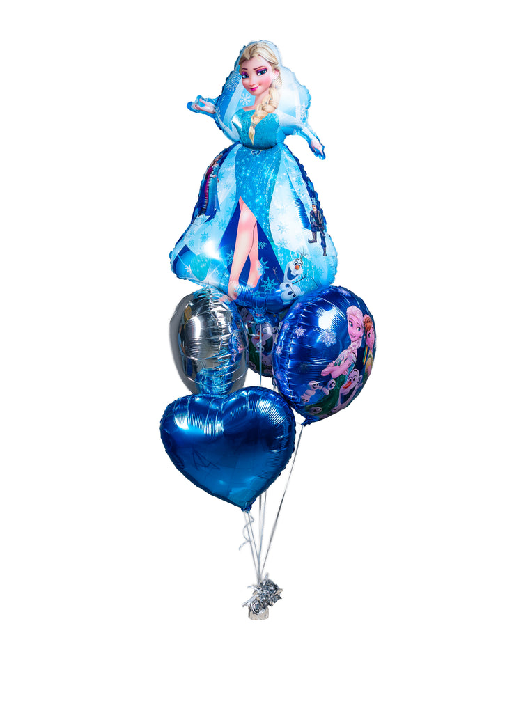 Frozen Elsa Birthday Balloon Bunch