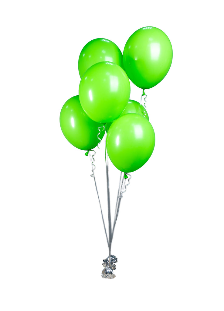 Single Color Balloon Bunch - Pack of 6