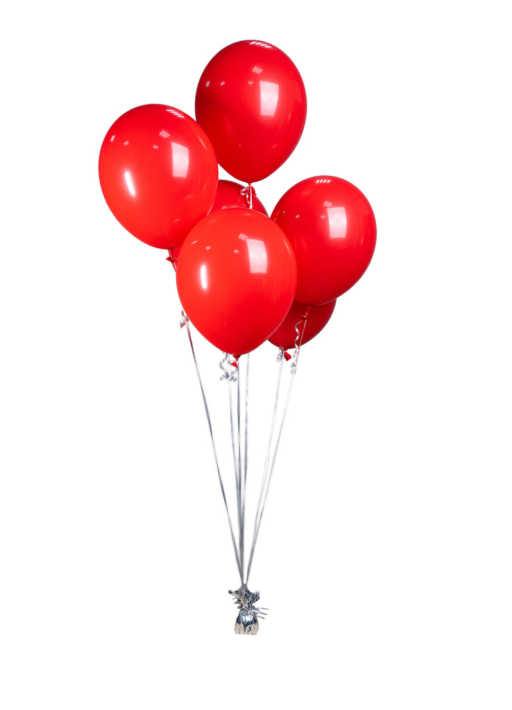 Single Color Balloon Bunch - Pack of 6