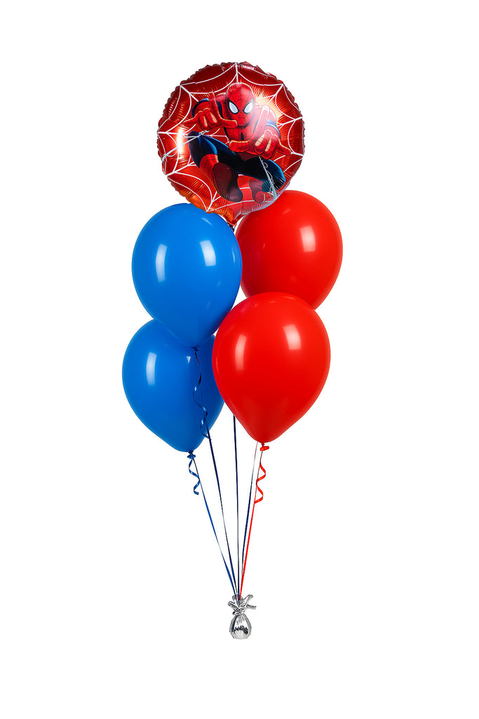 Spider-Man Birthday Balloon Bunch