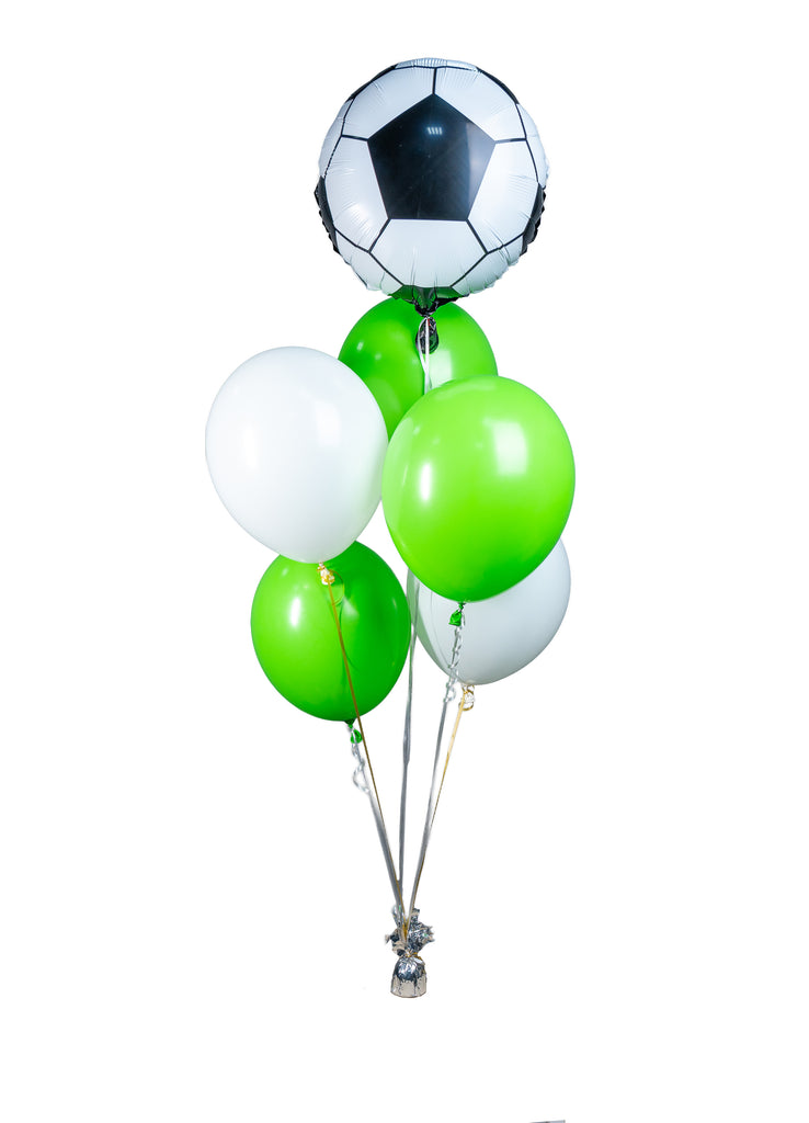 Soccer Birthday Balloon Bunch