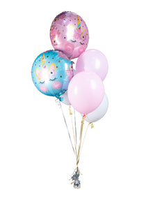 Unicorn Birthday Balloon Bunch