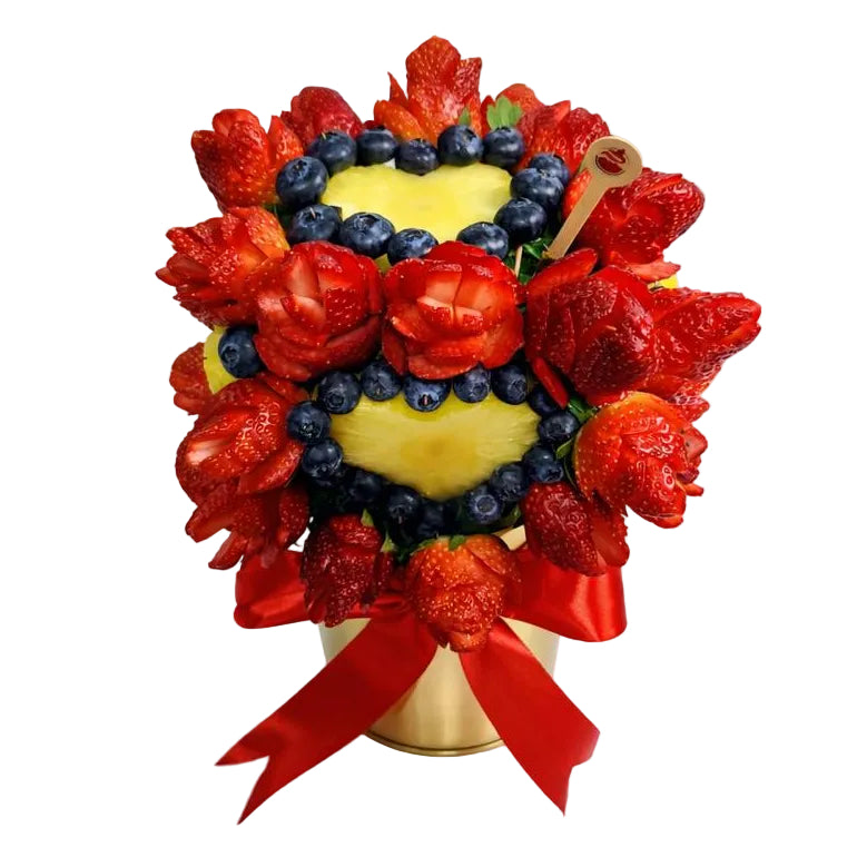 Golden Heart Berry Bouqet