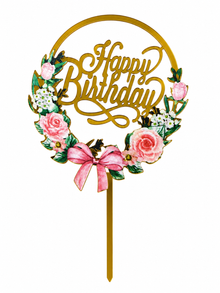 Happy Birthday Cake Topper