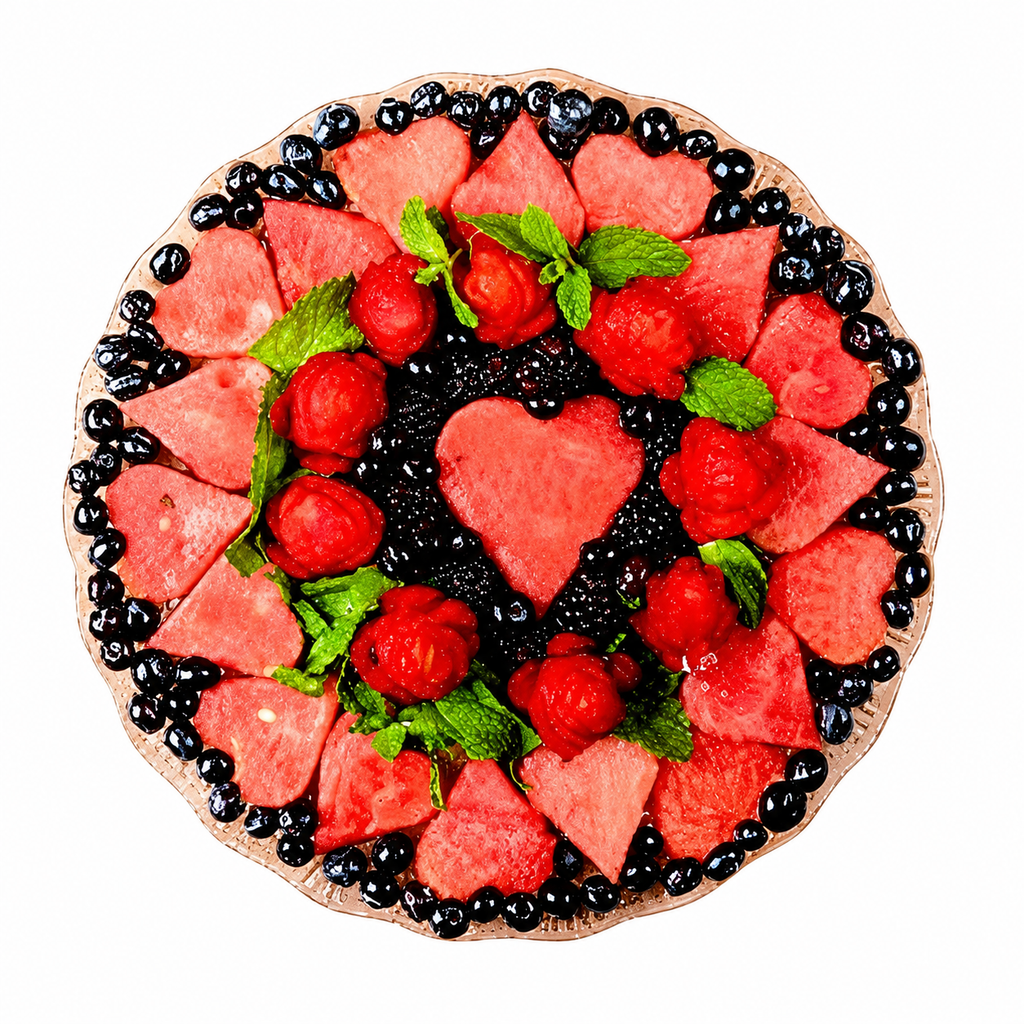 Love Heart Fruit Platter