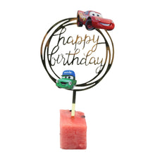 Gold Happy Birthday Cake Topper