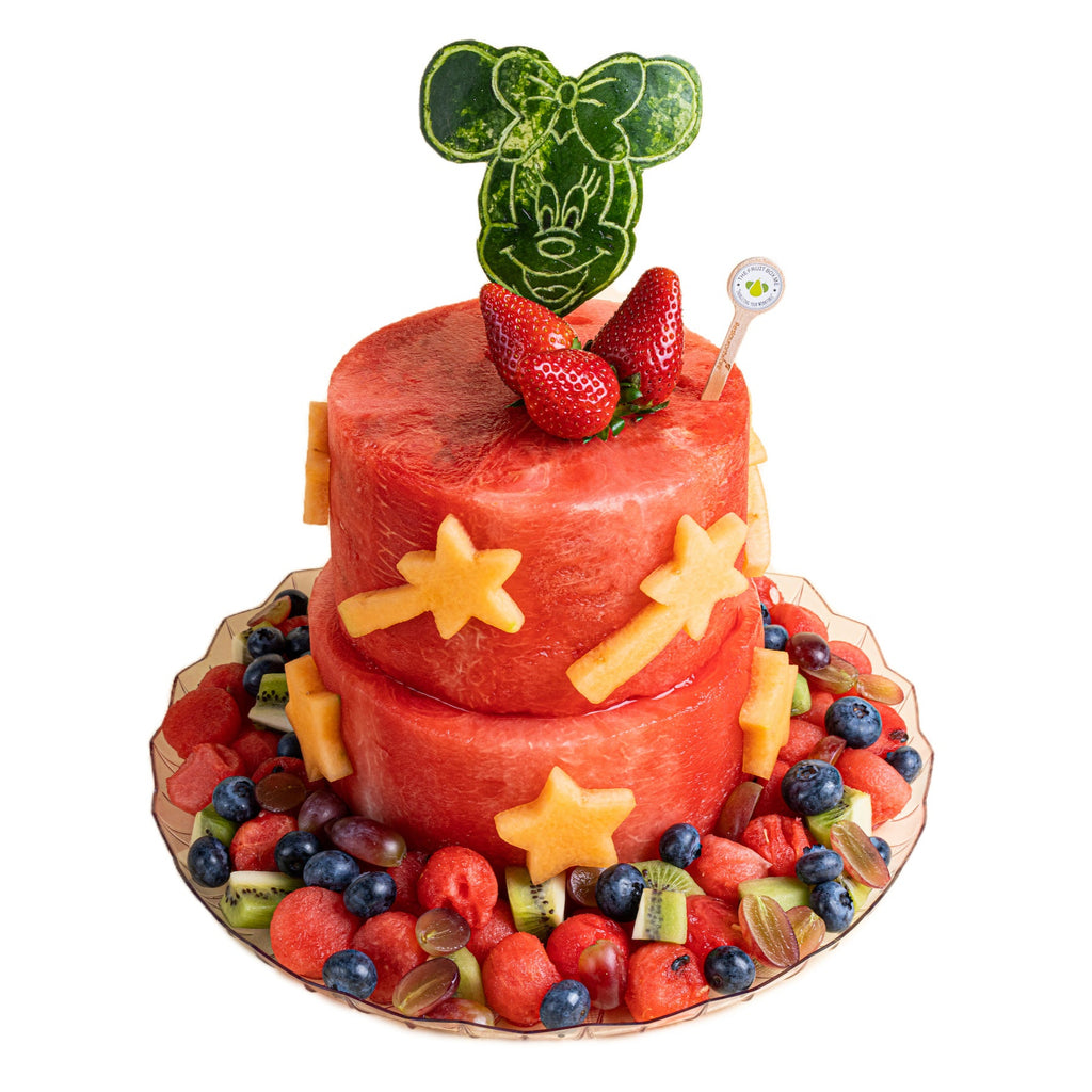 2-Tier Minnie Mouse Watermelon Cake