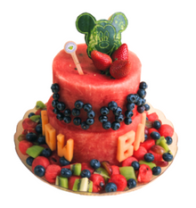2-Tier Mickey Mouse Watermelon Cake