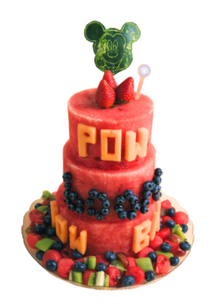 3-Tier Mickey Mouse Watermelon Cake