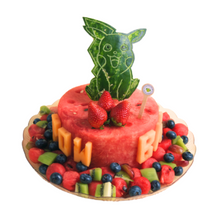 1-Tier Pokemon Pikachu Watermelon Cake