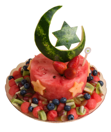 1-Tier Eid Watermelon Cake