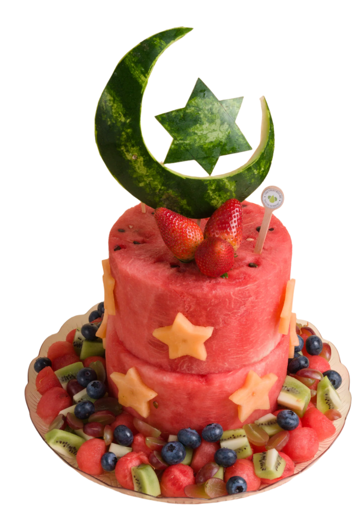 2-Tier Eid Watermelon Cake