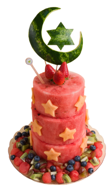 3-Tier Eid Watermelon Cake
