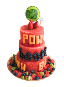 3-Tier Hulk Watermelon Cake