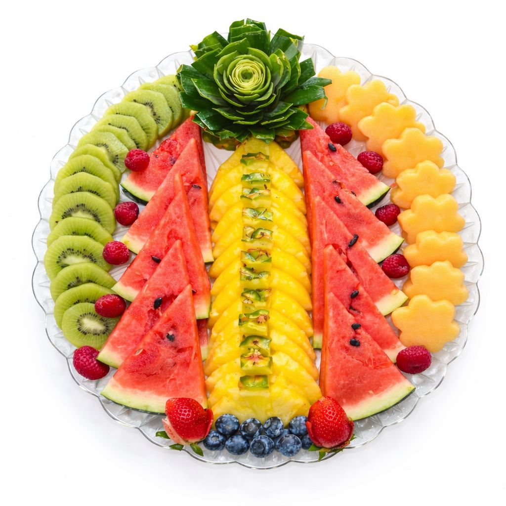 Flower Fruit Platter