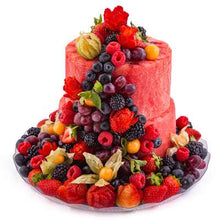 2-Tier Waterfall Watermelon Cake