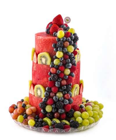 3-Tier Watermelon Cake